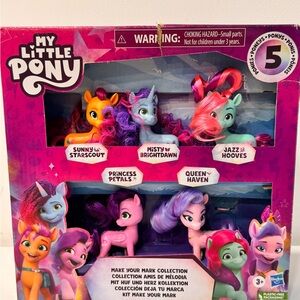 My Little Pony Colorful Friends Set - Pink, Purple, Blue
